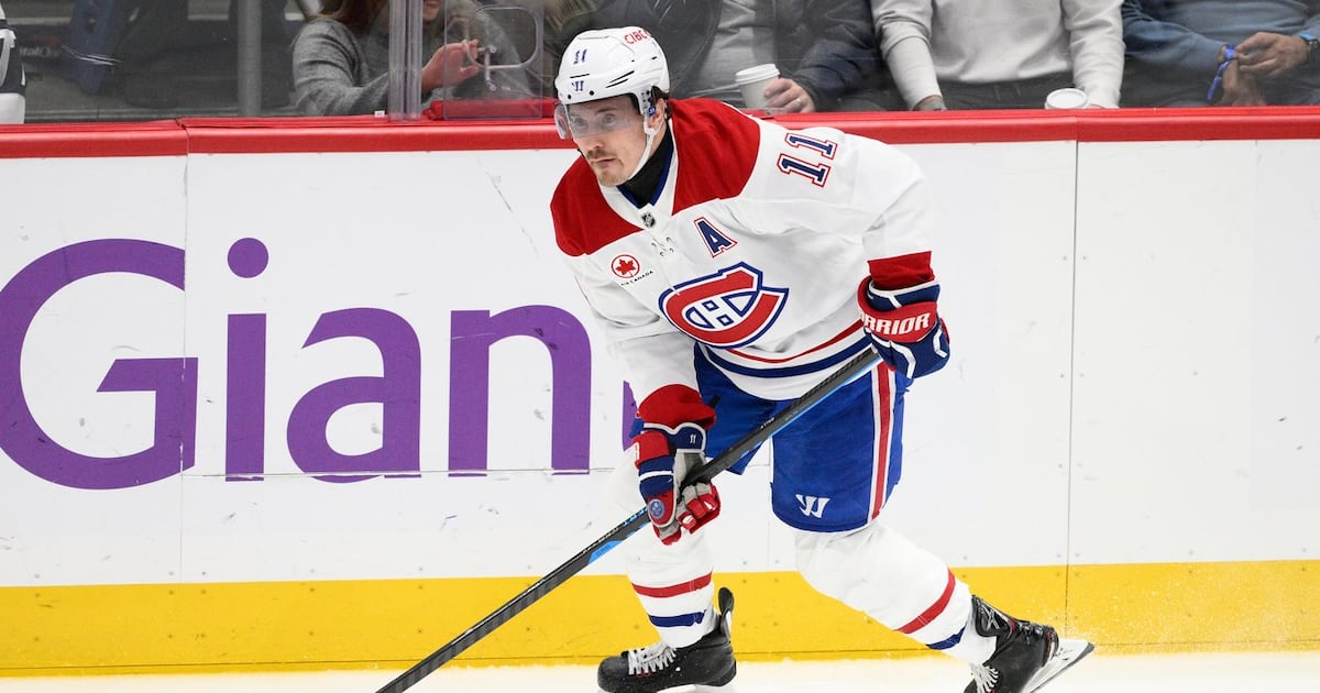 Montreal Canadiens winger Brendan Gallagher healthy scratch Saturday against Sharks