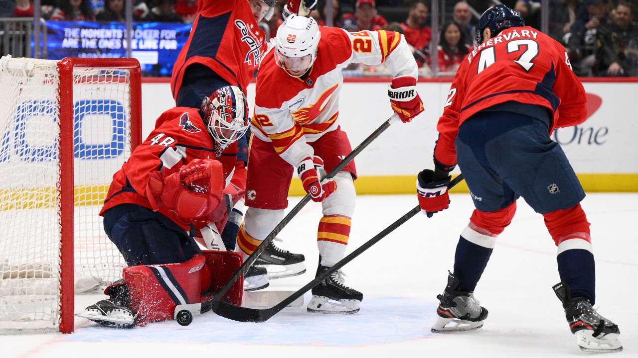 Flames collapse in third periord, lose to Capitals