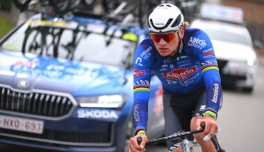 HARELBEKE, BELGIUM - MARCH 27: Mathieu van der Poel of Netherlands and Team Alpecin-Premier Tech competes during the 68th E3 Saxo Classic 2026 a 208.5km one day race from Harelbeke to Harelbek / #UCIWT / on March 27, 2026 in Harelbeke, Belgium. (Photo by Tim de Waele/Getty Images)