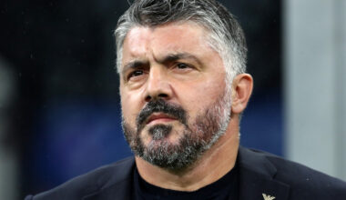 MILAN, ITALY - NOVEMBER 16: Gennaro Gattuso, Head Coach of Italy, looks on prior to the FIFA World Cup 2026 qualifier match between Italy and Norway at San Siro Stadium on November 16, 2025 in Milan, Italy. (Photo by Marco Luzzani/Getty Images)