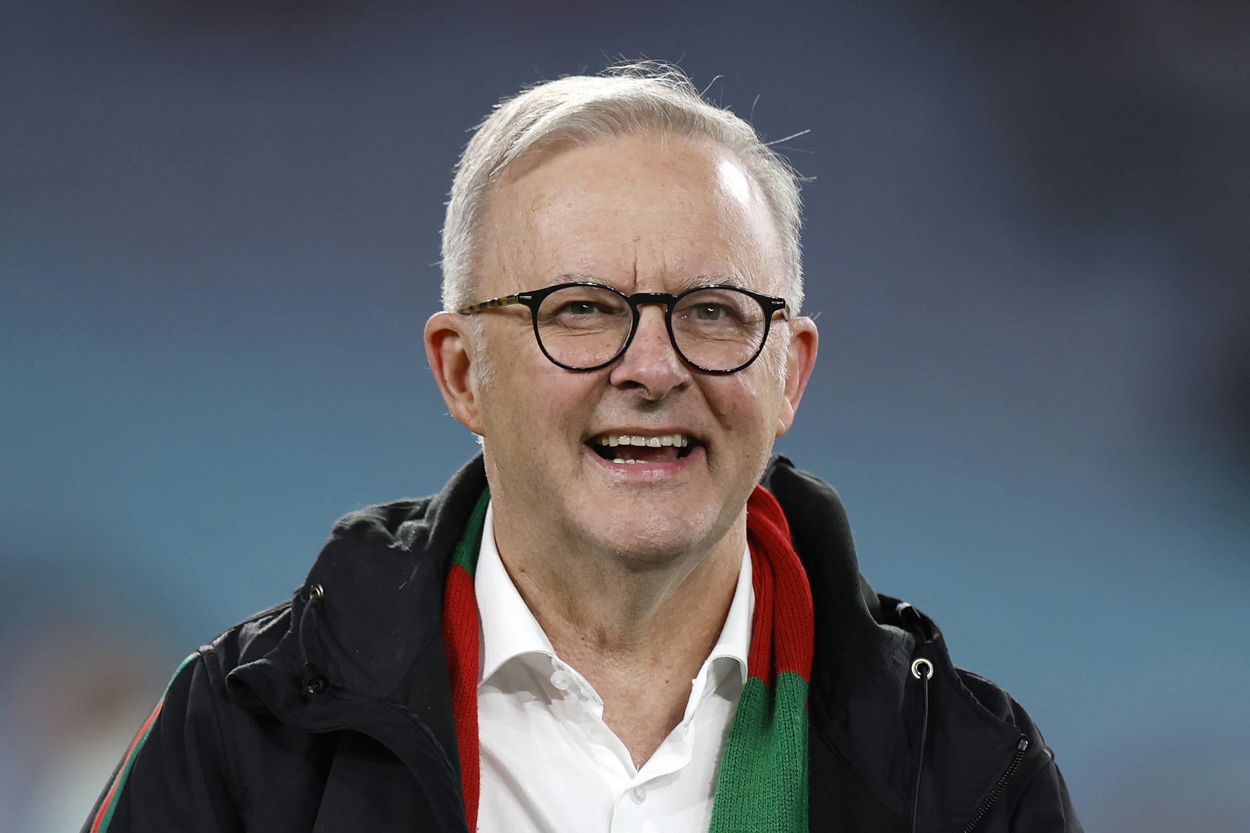 The Australian prime minister Anthony Albanese