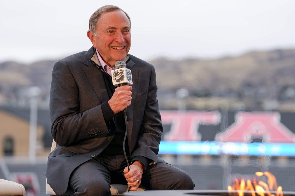 NHL GM meetings: Gary Bettman defiant about playoff format, goalie interference debate gets testy