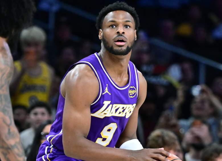 Lakers guard Bronny James