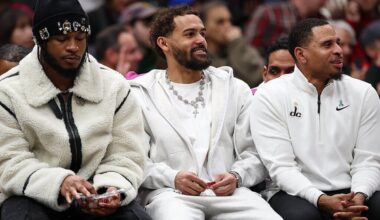 Trae Young endears himself to teammates by getting ejected from Wizards’ bench