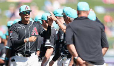 Jose Fernandez #79 of the Arizona Diamondbacks...