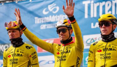 Wout van Aert (Visma-Lease a Bike) at Tirreno-Adriatico (Photo: Marco Zac/NurPhoto via Getty Images)