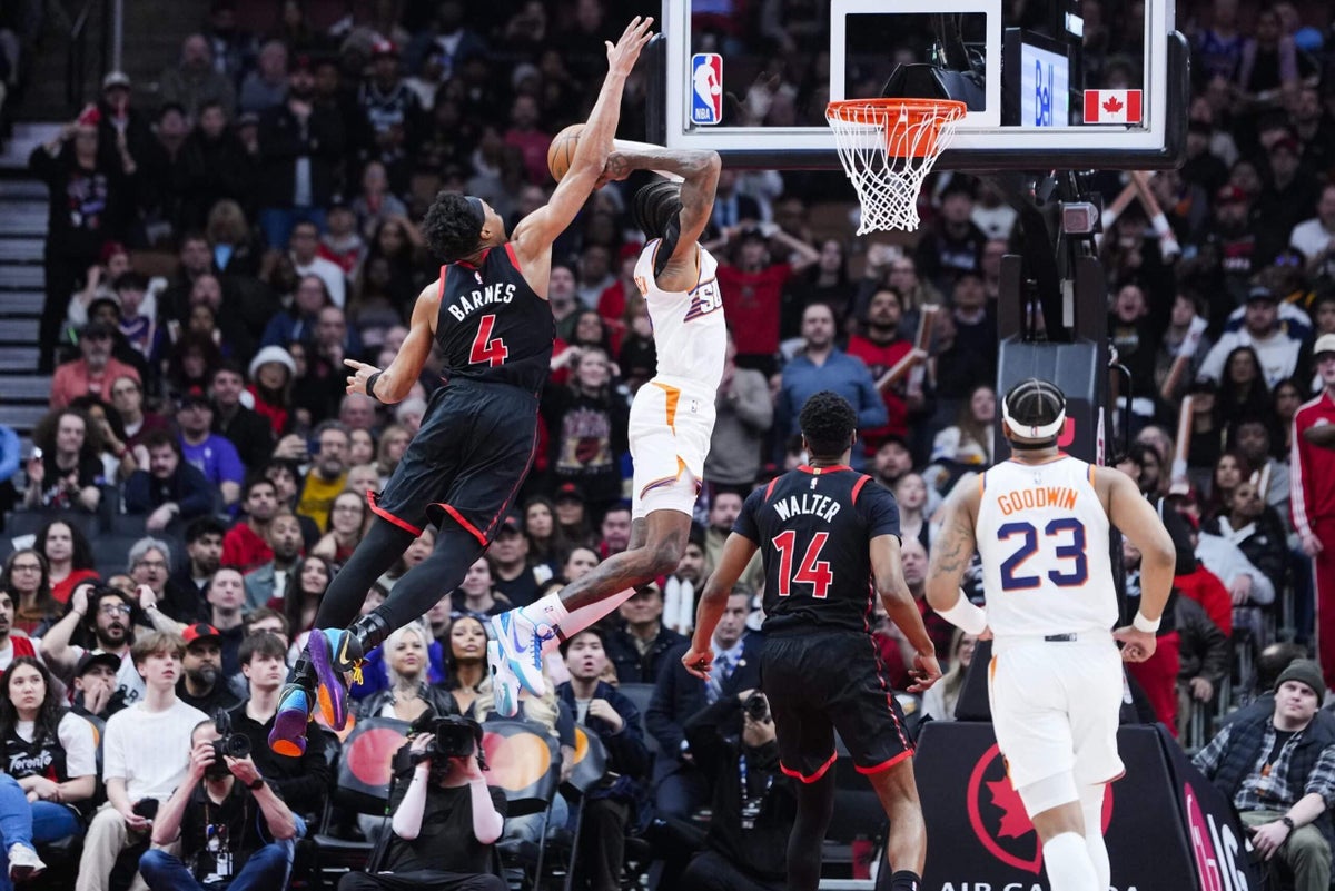 The Raptors’ toughness was questioned. Scottie Barnes’ clutch block was their answer