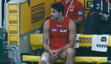 Trio of injuries rock the MCG during Richmond-Gold Coast clash