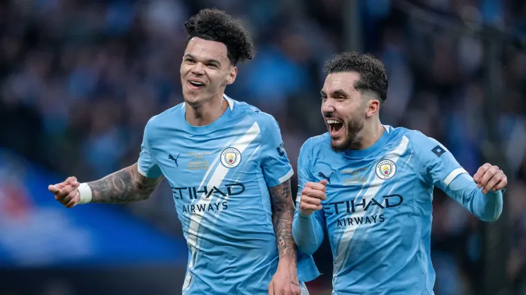 Nico O'Reilly and Rayan Cherki