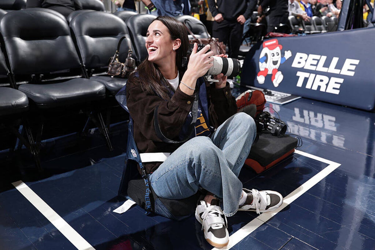 Caitlin Clark credentialed as Pacers photographer as LeBron James, Lakers visit Indiana