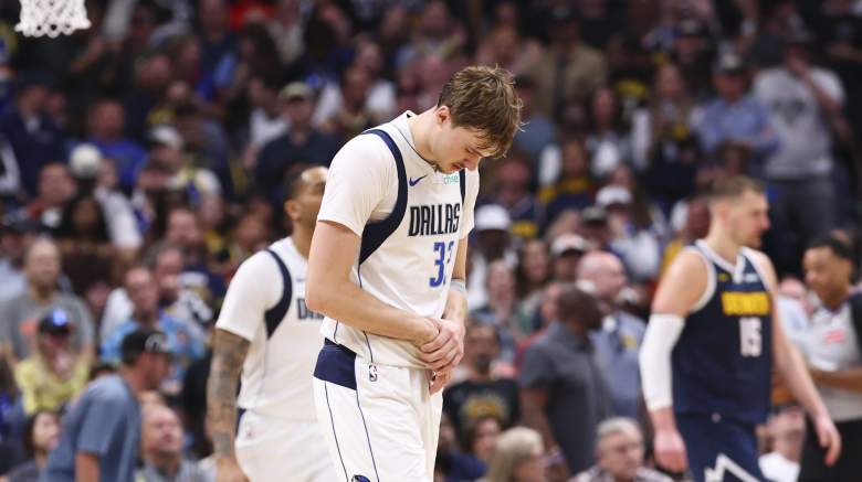 Cooper Flagg injury update Mavericks vs Nuggets game
