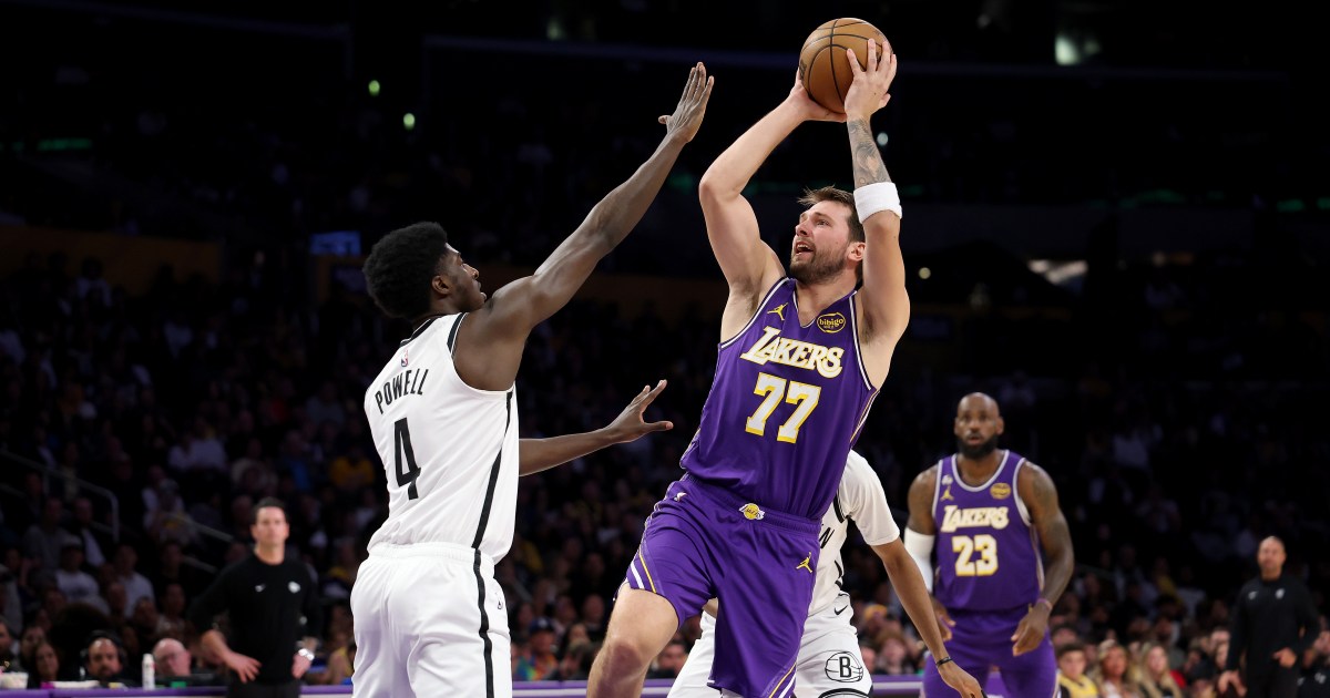 Doncic faces one-game ban after technical foul in Lakers win against Nets | Basketball News