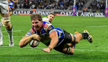 Evan Roos in three-way shootout for URC top-tryscorer