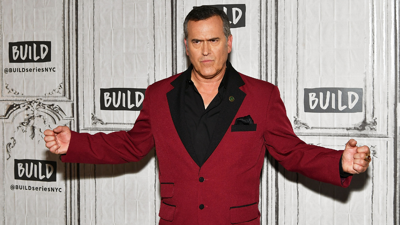 Bruce Campbell visits Build to discuss 'Ash Vs Evil Dead' at Build Studio on Oct. 6, 2017, in New York City.