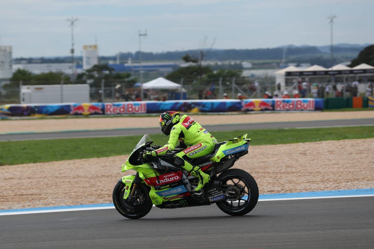 Di Giannantonio grabs surprise Brazil MotoGP pole in mad qualifying