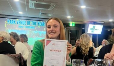 University of Bristol Tennis Club member with her Avon Tennis Young Volunteer of the Year 2026 certificate