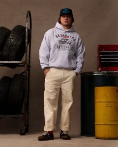 The Backyard Grand Prix collection hoodie, featuring Dick Johnson's Ford XC Falcon.