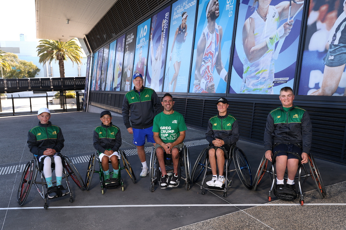 Tennis Australia's wheelchair team honoured with UNIQLO Spirit Award