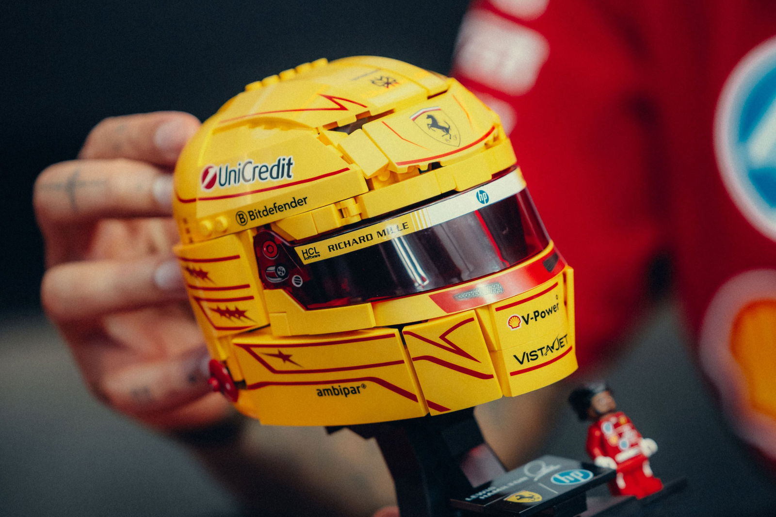 New Ferrari Formula 1 helmet Lego sets revealed