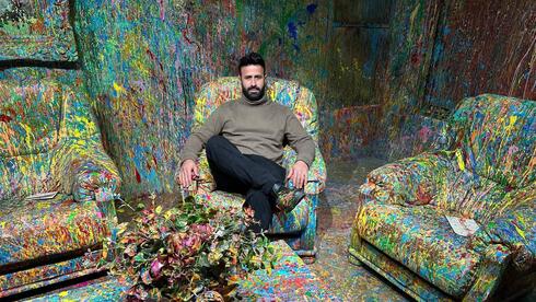 the Israeli artist behind the internet’s most colorful home