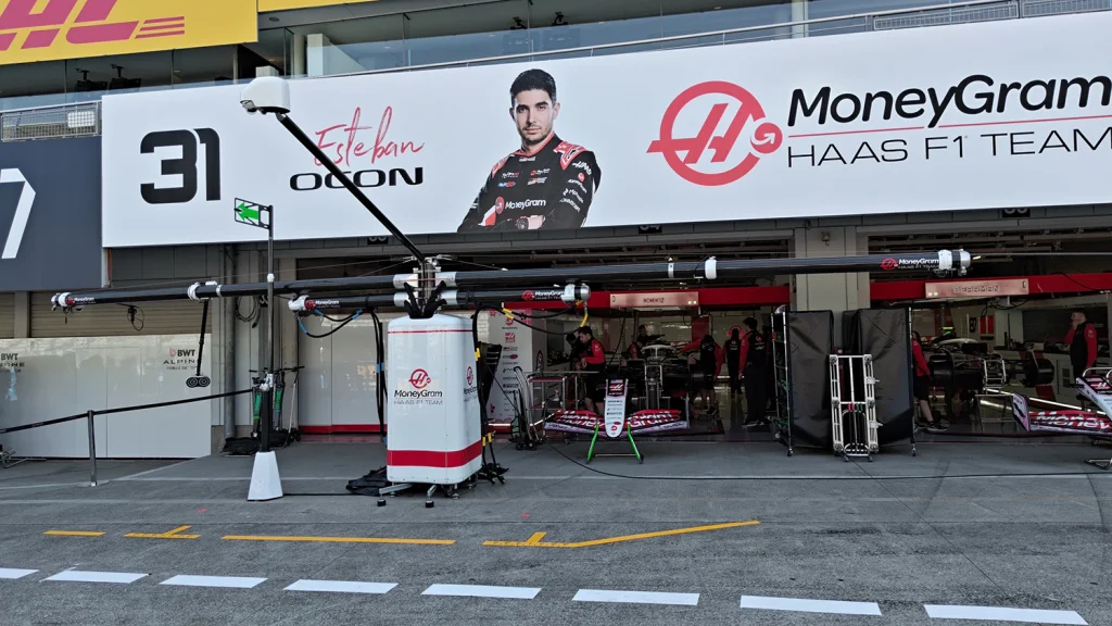 Hass F1 Boom Gantry 2025