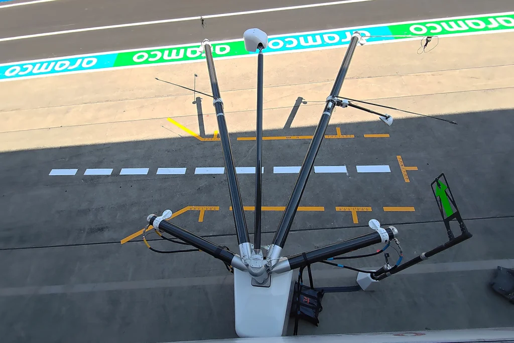 Hass F1 Boom Gantry 2025 from above