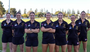 Glenelg Football Club's new-look SANFLW leadership group taking on season 2026
