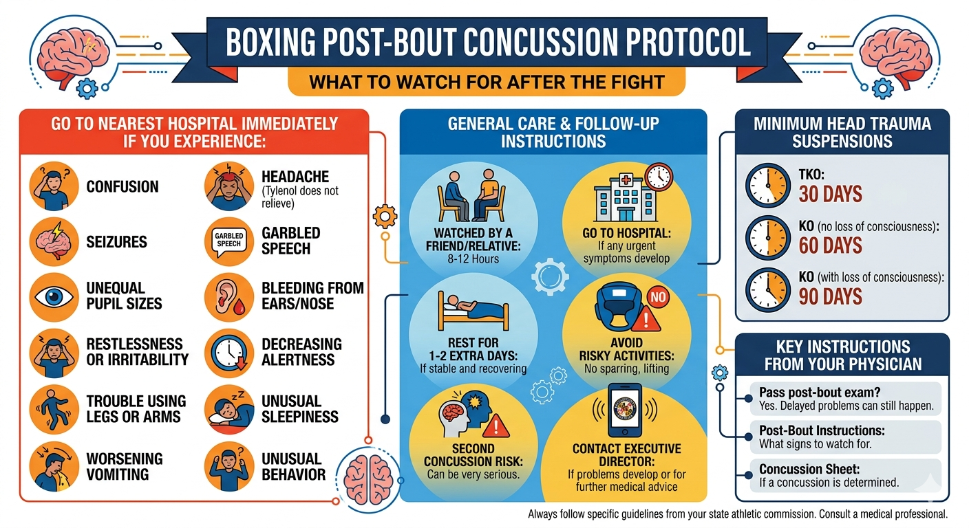 Post-Fight Concussion Protocol: What Boxers Receive After the Final Bell