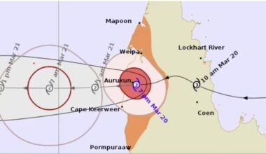 Tropical Cyclone Narelle forecast to become severe as it nears Top End