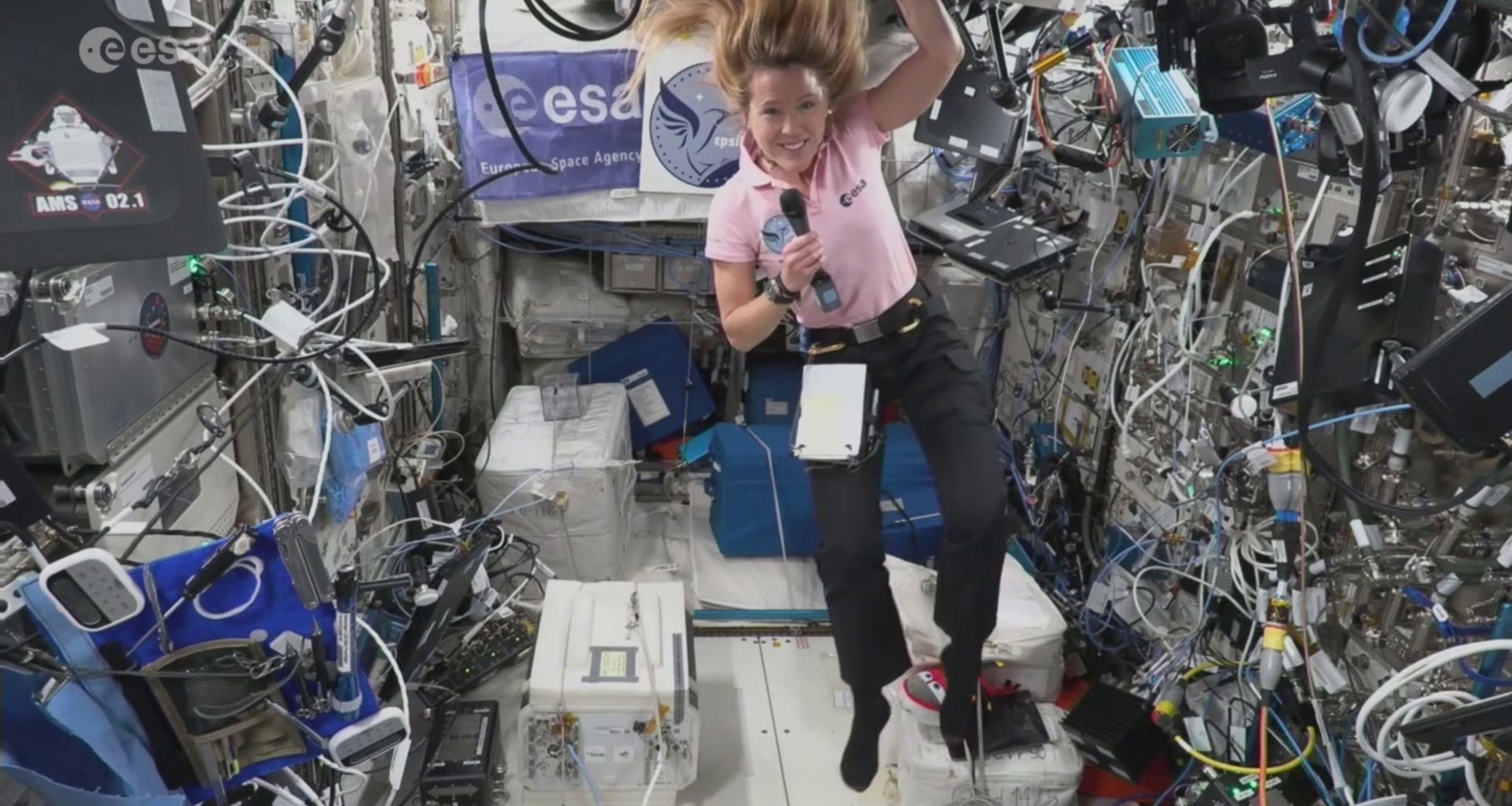 In-flight call with ESA astronaut Sophie Adenot - European Space Agency