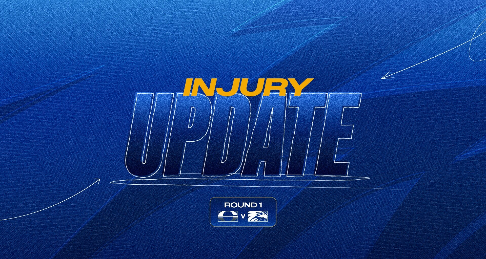 West Coast Eagles injury update: Round One