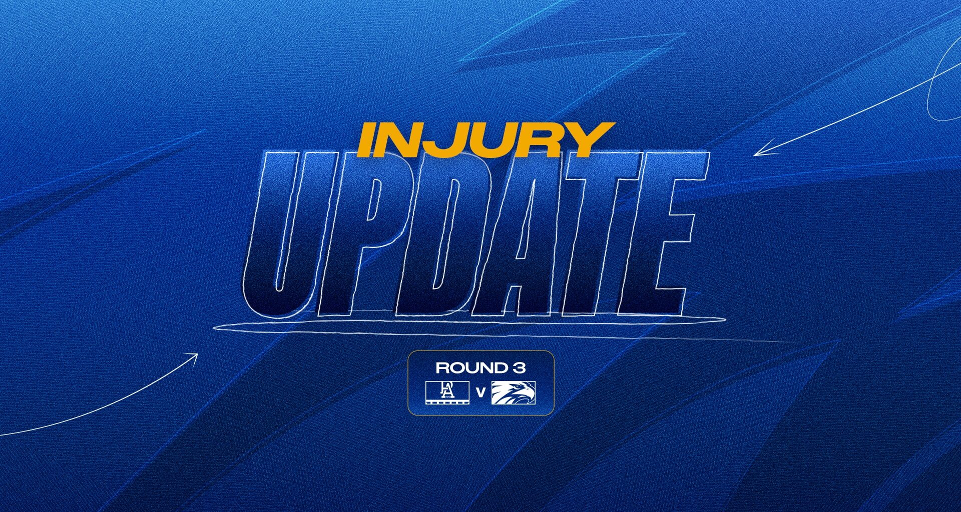 West Coast Eagles injury update: Round Three