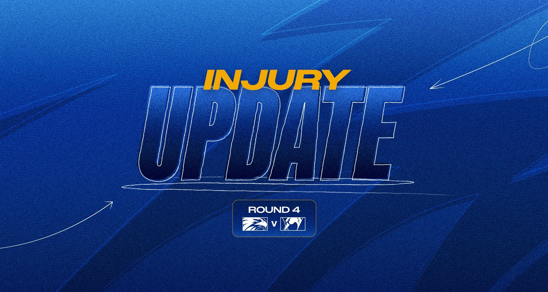 West Coast Eagles injury update: Round Four