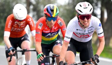 SANREMO, ITALY - MARCH 21: Kasia Niewiadoma of Poland and Team CANYON//SRAM zondacrypto competes during the 8th Milano-Sanremo Donne 2026, Women's Elite a 156km one day race from Genova to Sanremo / #UCIWWT / on March 21, 2026 in Sanremo, Italy. (Photo by Tim de Waele/Getty Images)