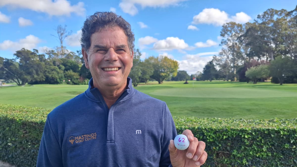 Hawke’s Bay golfer breaks his age with spectacular 62