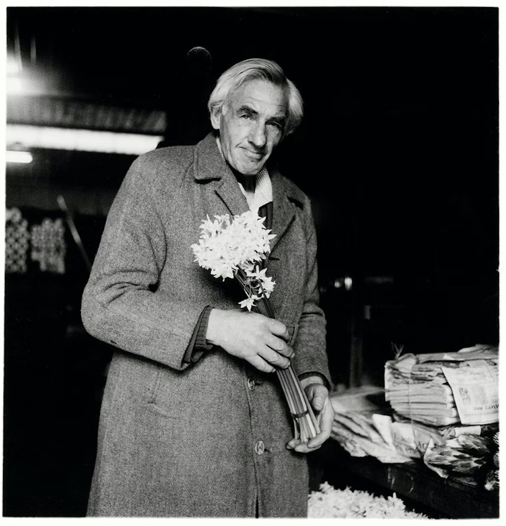 Jimmy at the wholesale flower shop, 217 Victoria Street, West Melbourne, 1977.