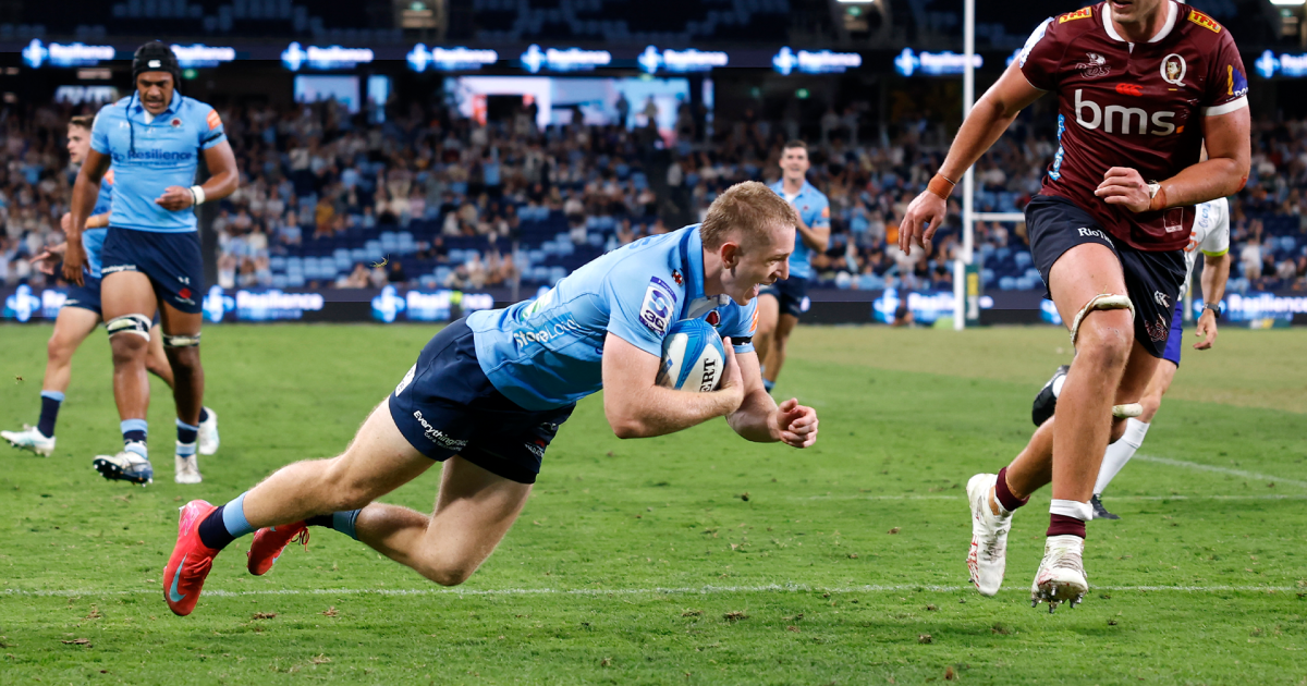 Kiss on the ‘dangerous’ flyer lighting up Super Rugby