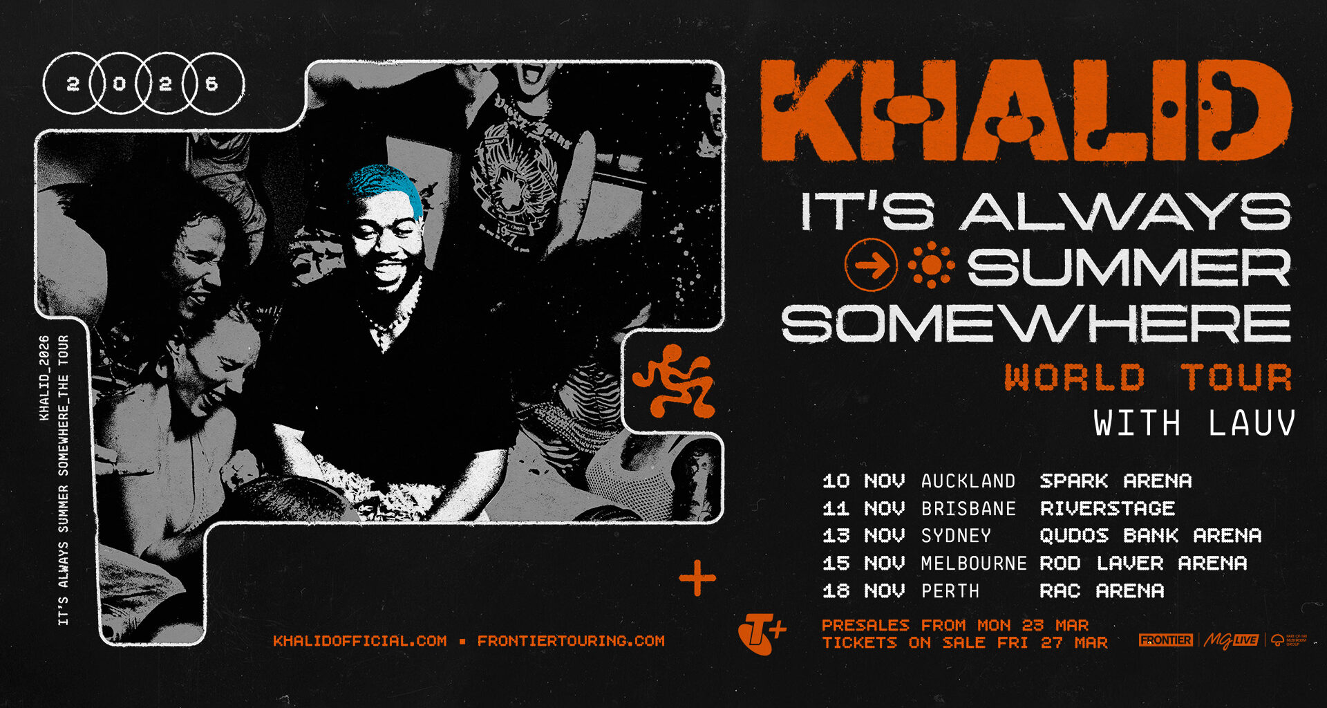 Khalid (USA) Returning to Australia & New Zealand