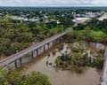 Katherine River in flood, Katherine, NT. Sunday 22 March 2026. Video: (A)manda Parkinson