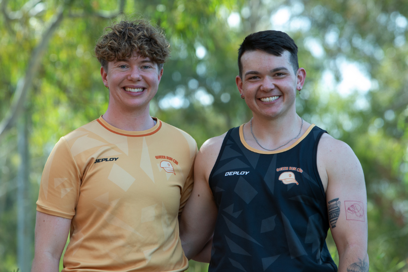 Queer Run CBR brings AFL history-maker Mitch Brown to Canberra