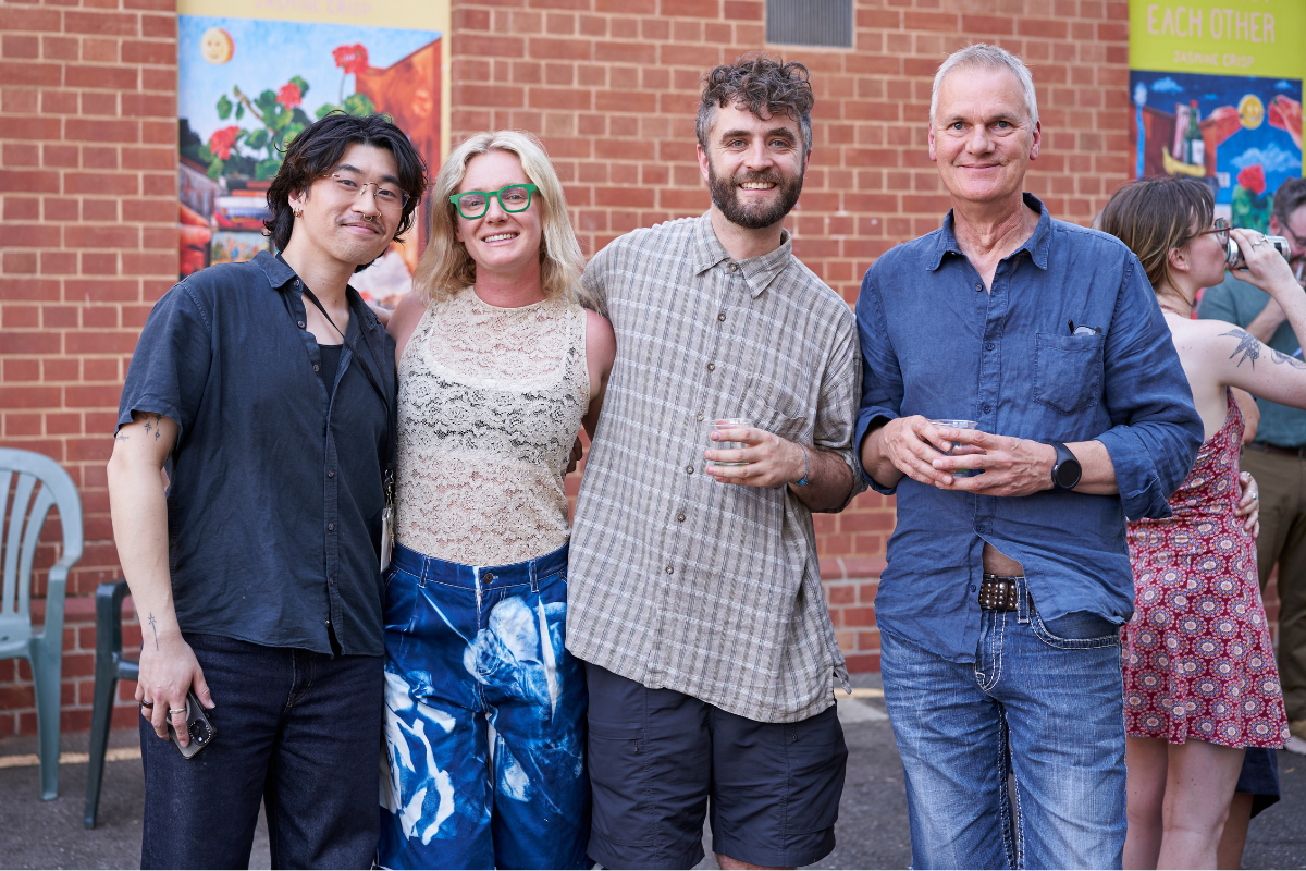 Jake Yang, Rosina Possingham, Nick Hanisch and Nick Folland