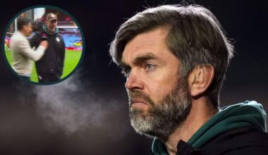 Leicester boss outburst goes viral after shoving and swearing at TNT Sports presenter