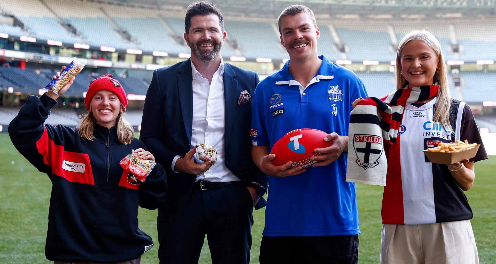 Price freeze on footy favourites at Marvel Stadium in 2026