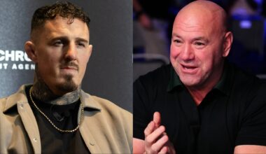 Tom Aspinall and Dana White