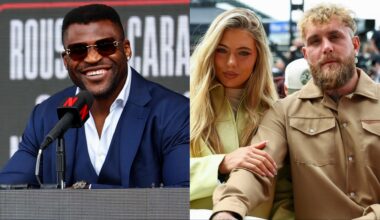 Francis Ngannou and Jake Paul