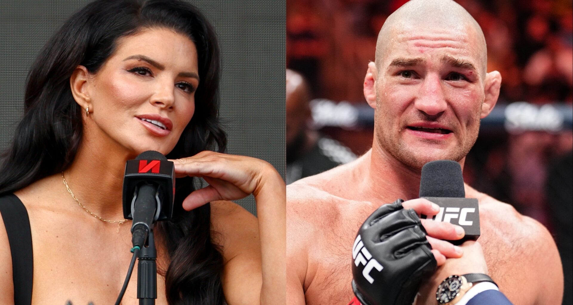 Gina Carano and Sean Strickland