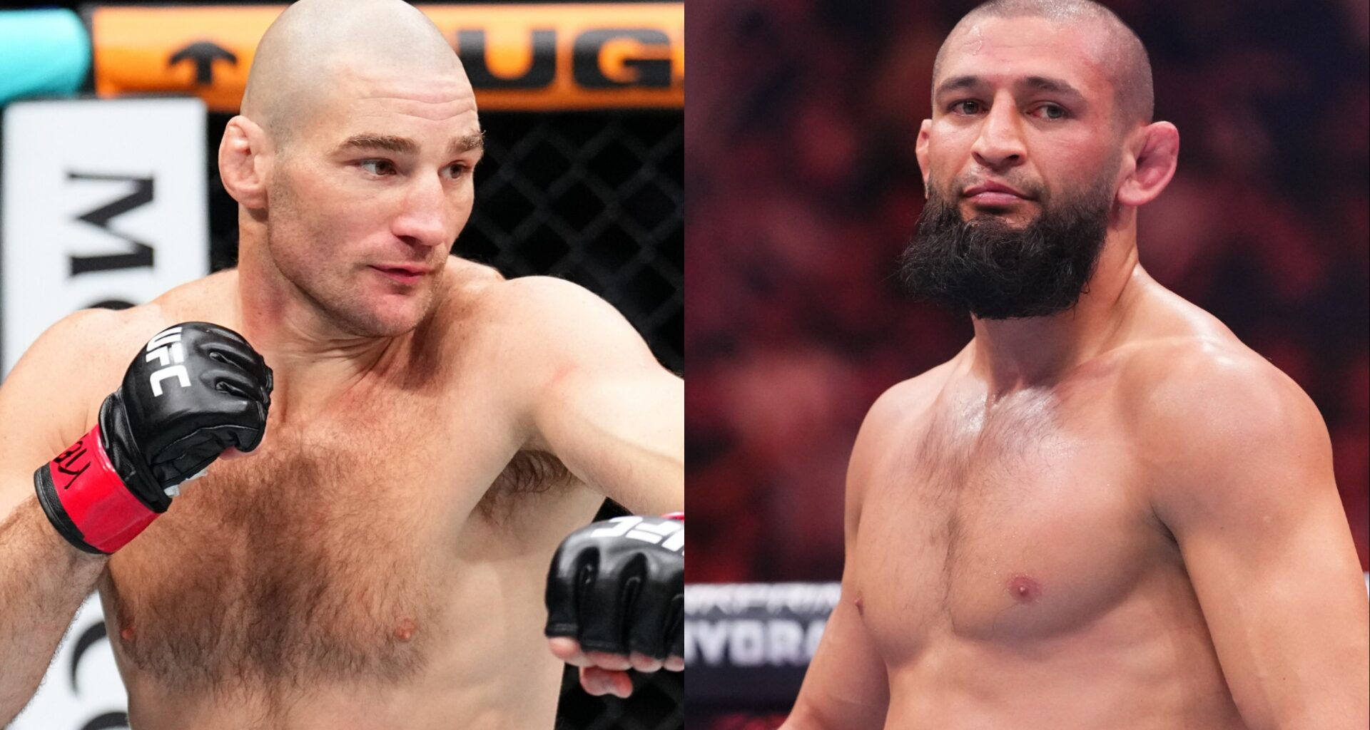 Sean Strickland and Khamzat Chimaev