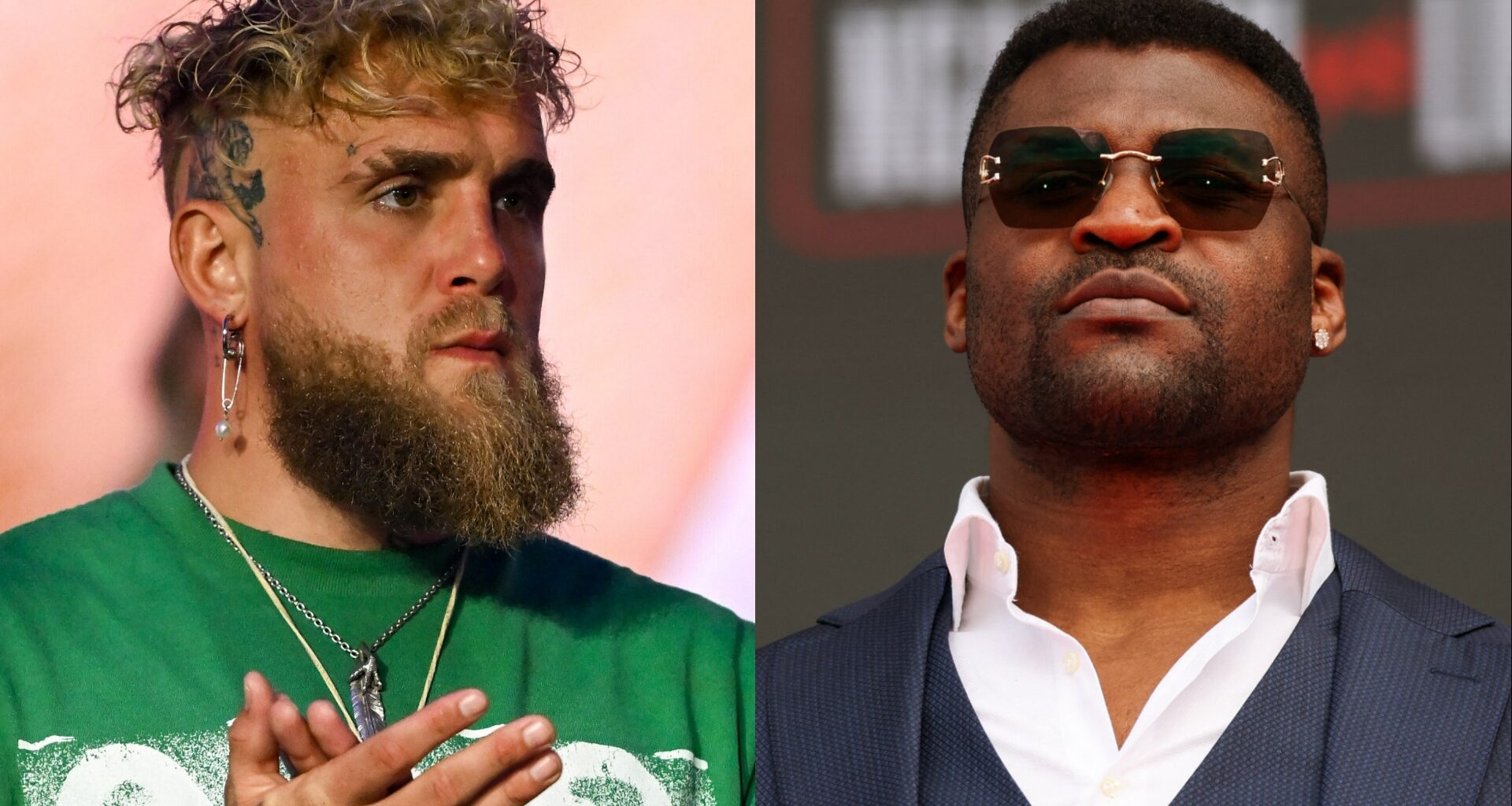 Jake Paul and Francis Ngannou