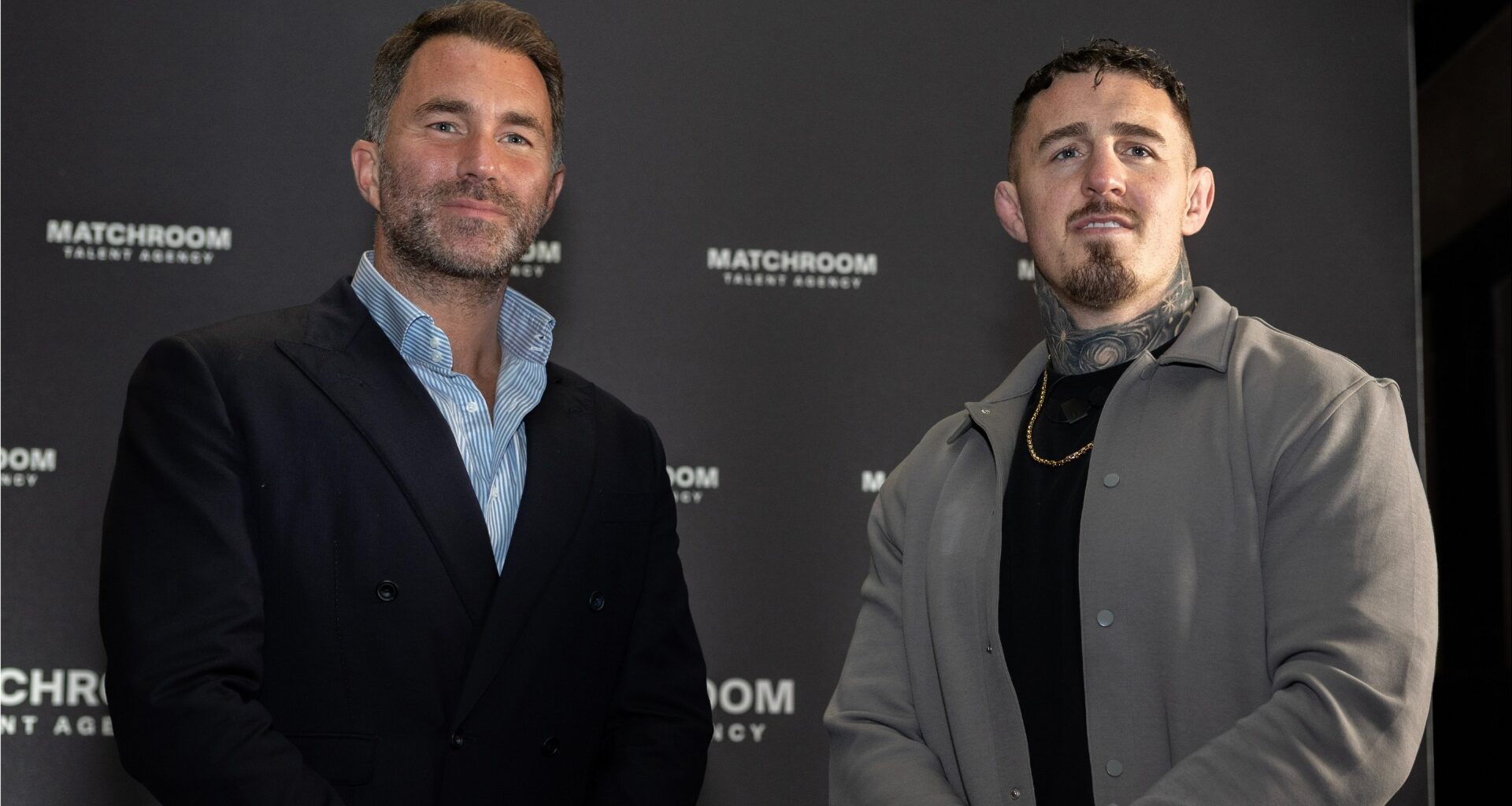 Eddie Hearn and Tom Aspinall