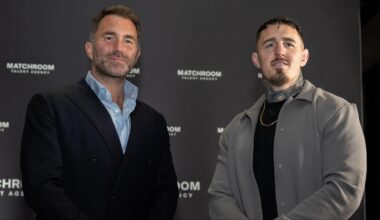 Eddie Hearn and Tom Aspinall